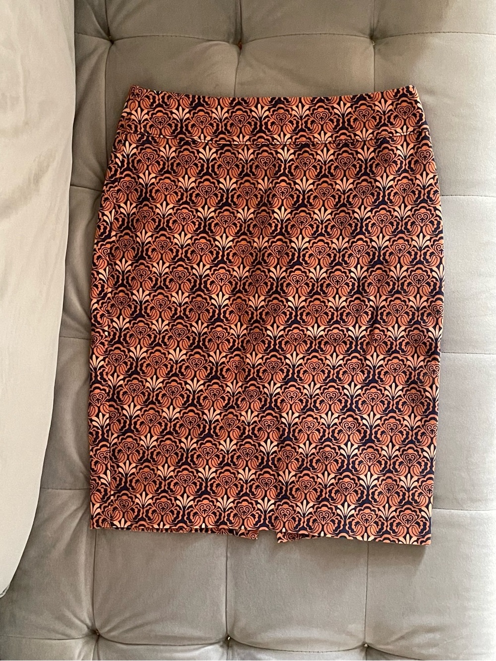 LOFT Patterned Pencil Skirt